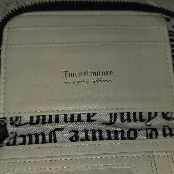 (J8) Juicy Couture Monogram Black and Gray Wallet - Picture 5 of 7